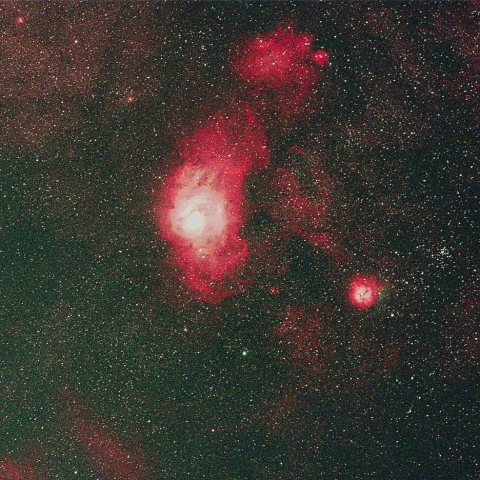 M8   干潟星雲　Ｍ20　三裂星雲　  2026-8-5