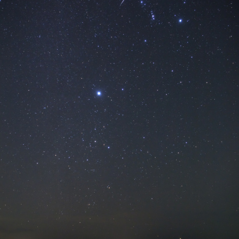 流星とカノープス