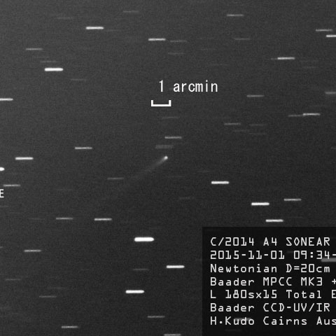 C/2014 A4 ソニア彗星