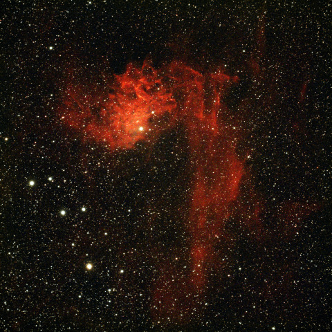 IC405 勾玉星雲