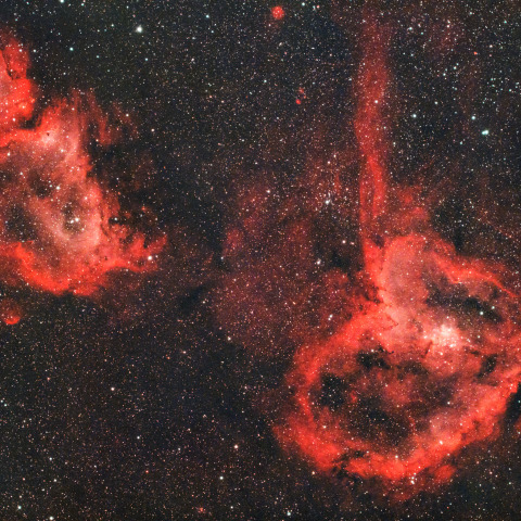 ハート星雲・胎児星雲