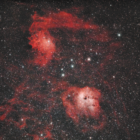 ぎょしゃ座の散光星雲