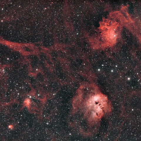 ぎょしゃ座の散光星雲