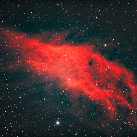 ケンコーSE120によるカリフォルニア星雲