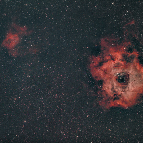 バラ星雲とSh2-280