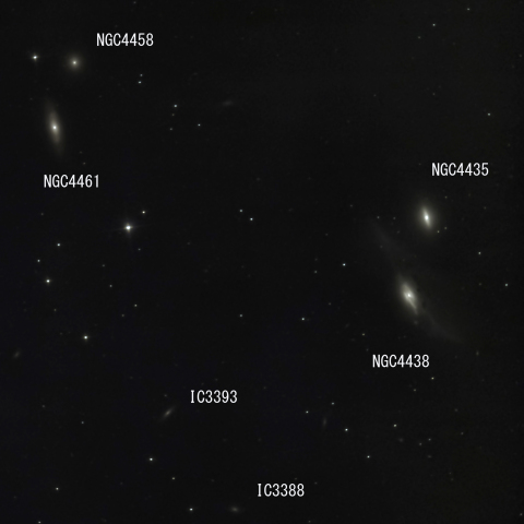 NGC4438・4435・4461・4458