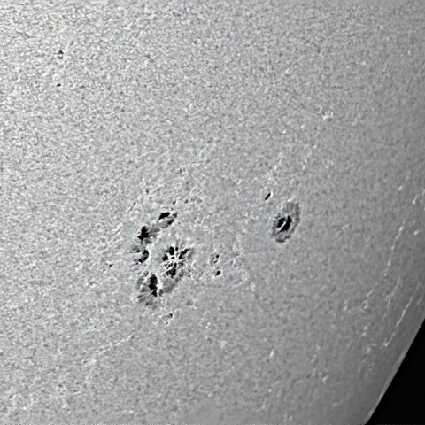 2023.12.03の太陽 黒点3500周辺