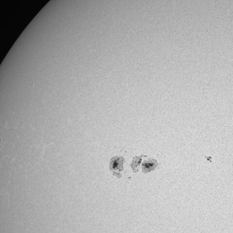 2024.12.25の太陽黒点3934.3936.3938