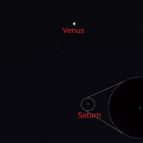 金星と土星の大接近