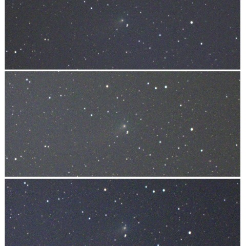 アフリカーノ彗星の移動