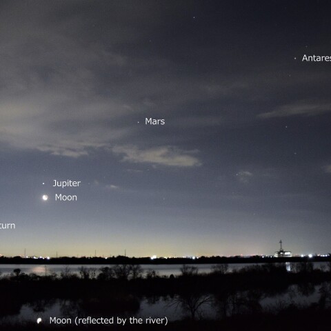 月と3惑星　2日目