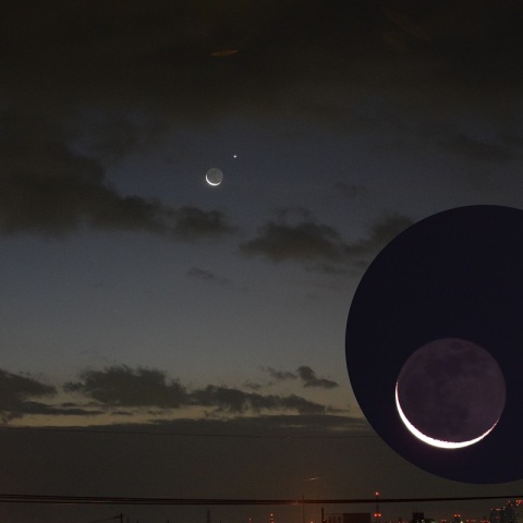 月と金星の接近