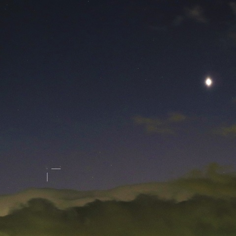 金星とレナード彗星(C/2021A1)