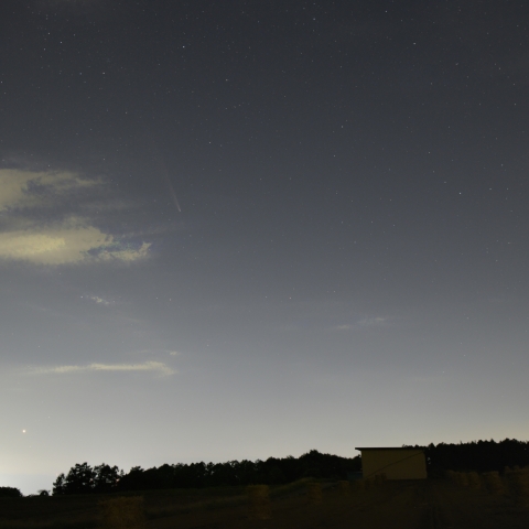 紫金山・アトラス彗星 (C/2023 A3)と金星・アークトゥルス  (2回目)