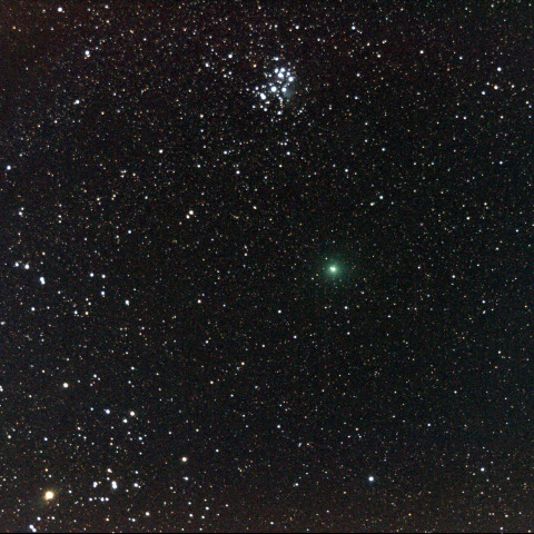 おうし座とウィルタネン彗星