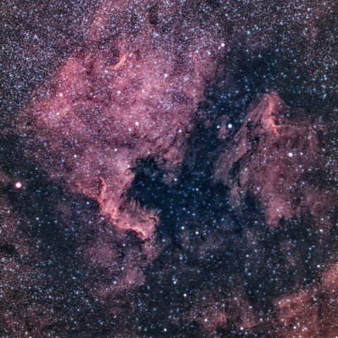 北アメリカ星雲とペリカン星雲