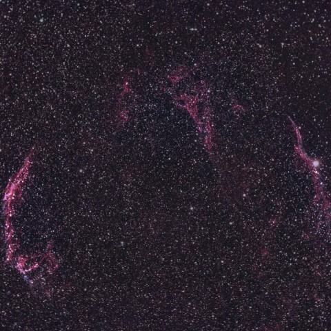 はくちょう座の網状星雲