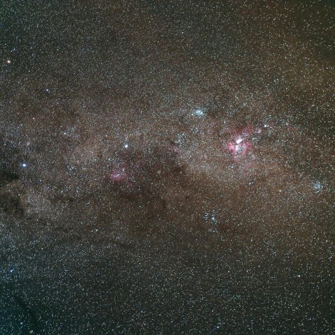 コールサックからエータカリーナ星雲