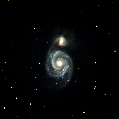M51　子持ち銀河