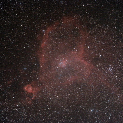 ハート星雲（IC1805）