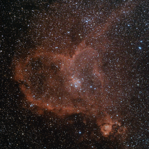 ハート星雲（IC1805）