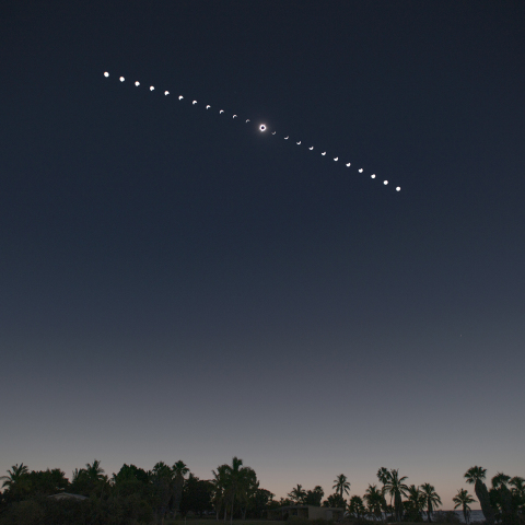 北西オーストラリア皆既日食