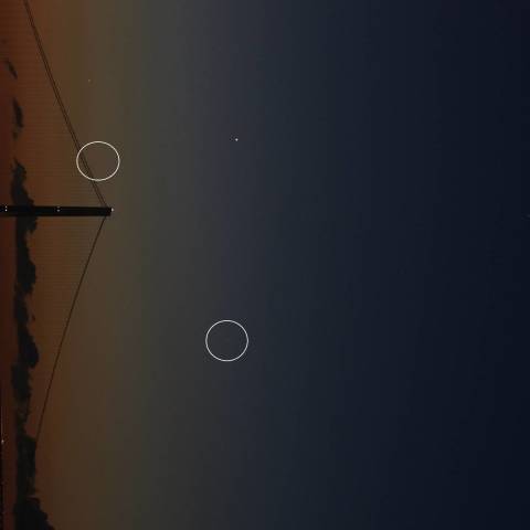 アイソン彗星、エンケ彗星のランデブー