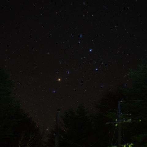 立ち昇るさそり座