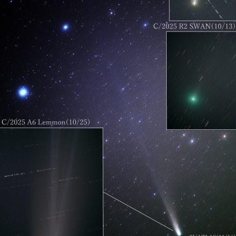 2025年の彗星たち