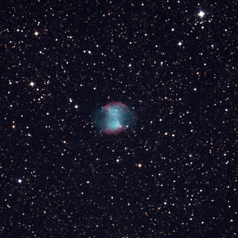 こぎつね座M27あれい状星雲