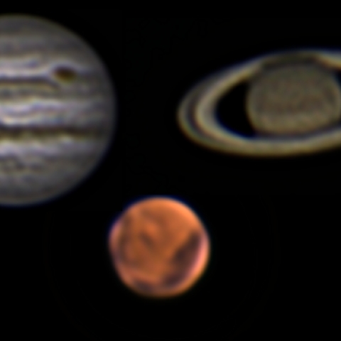 6月5日の三大惑星