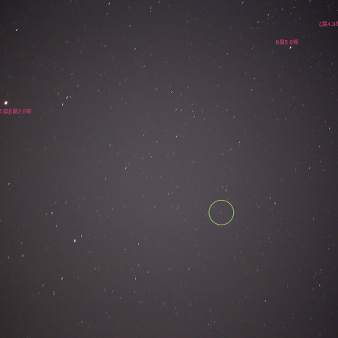 2週ぶりのラブジョイ彗星