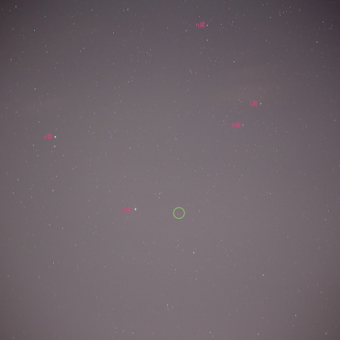 1日おきのラブジョイ彗星