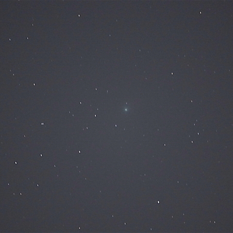 北窓からのカタリナ彗星