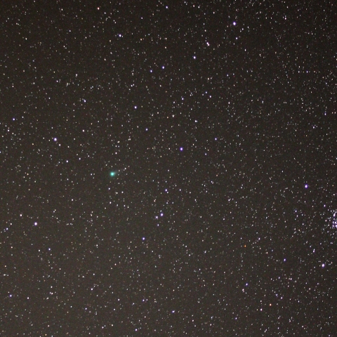 ラブジョイ彗星とプレセペのツーショット