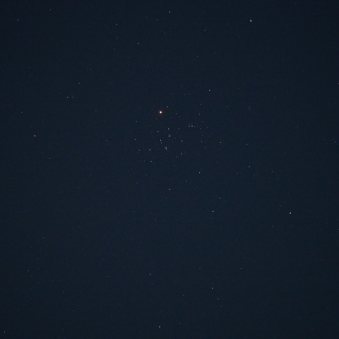 火星とプレセペ星団の接近2023.6.3