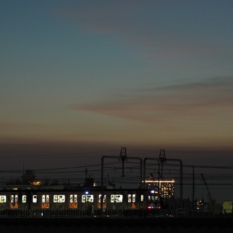 水星とレグルスの接近