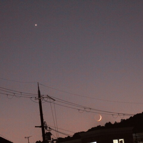 月齢3.0と金星