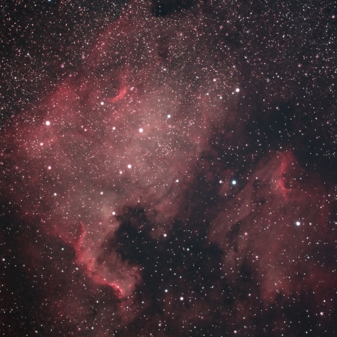 北アメリカ星雲とペリカン星雲