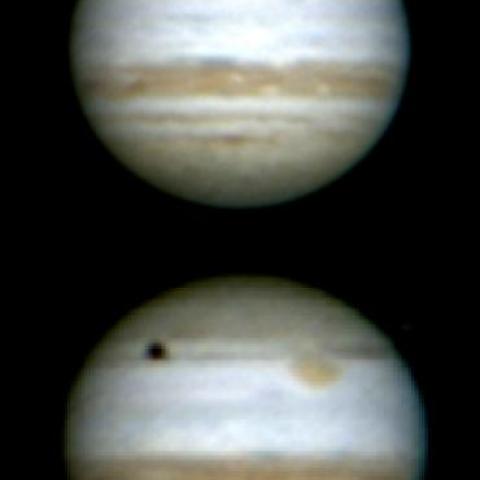 8月28,29日の木星