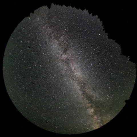 天の川（全周魚眼）