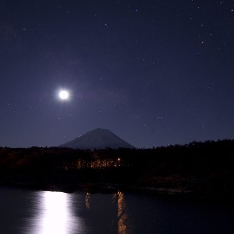 月と富士と夏星座と…（２）