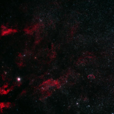 白鳥座γ星付近