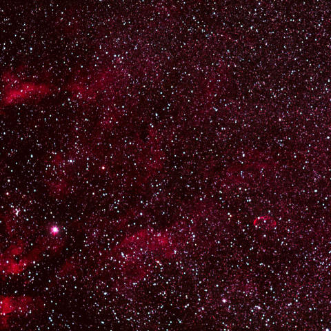 白鳥座γ星付近