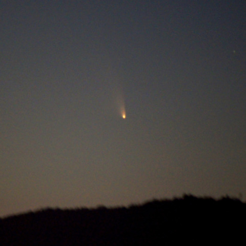 沈みゆくパンスターズ彗星