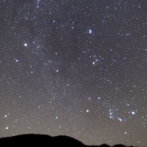 初冬の夜空