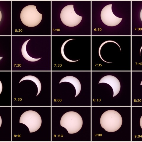 ５月２１日の日食