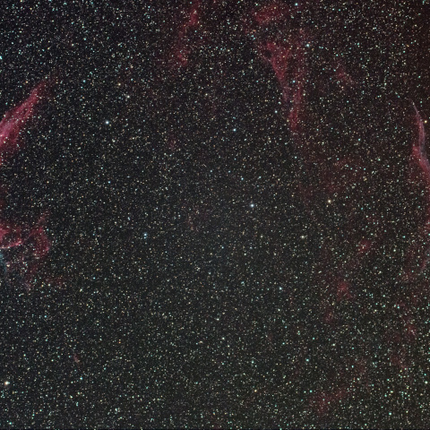 網状星雲　NGC6992～5 NGC6960 はくちょう座