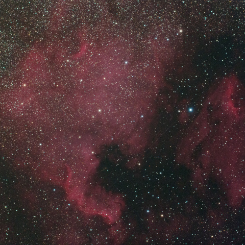 北アメリカ星雲　ペリカン星雲 