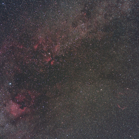 はくちょう座の散光星雲